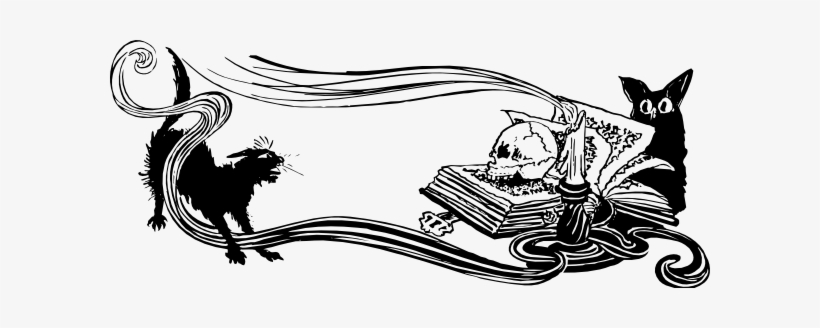 Spooky Scene Svg Clip Arts 600 X 248 Px, transparent png