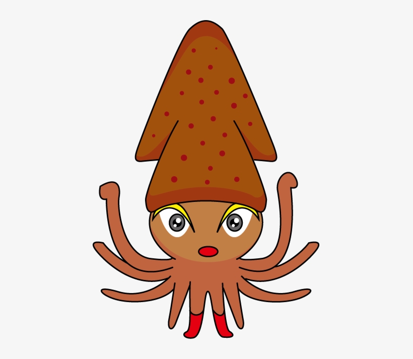 Squid Clipart Free Clipart Image 2 Image - Clip Art, transparent png