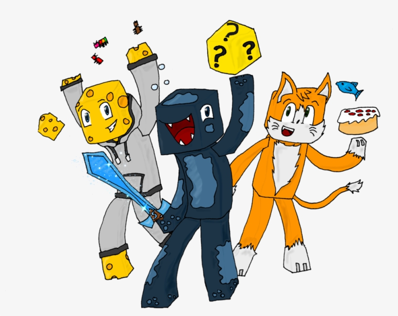 Crazycraft Series - Iballisticsquid Stampy And Ash, transparent png