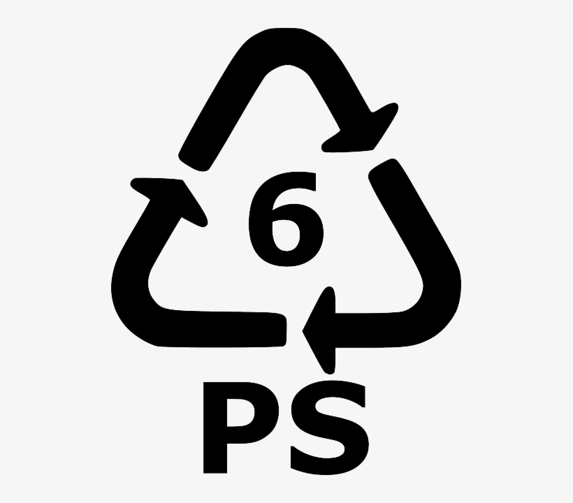 Icon Recycle, 6, Ps, Recycling, Plastic, Sign, Symbol, - Pvc Plastic, transparent png