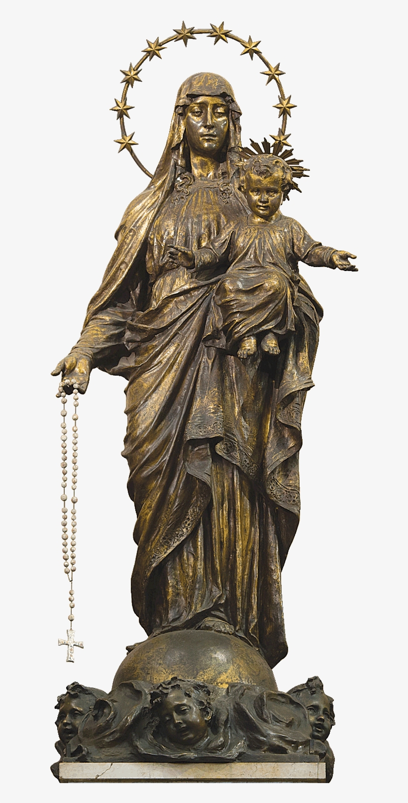 La Nostra Chiesa È Dedicata Alla Madonna Del Rosario - Santa Madonna Png, transparent png