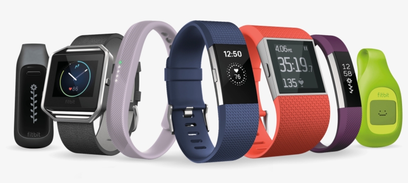 Line Up Of Fitbit Connected Objects Png - Fitbit Surge - Smart Watch With Heart Rate Monitor, transparent png