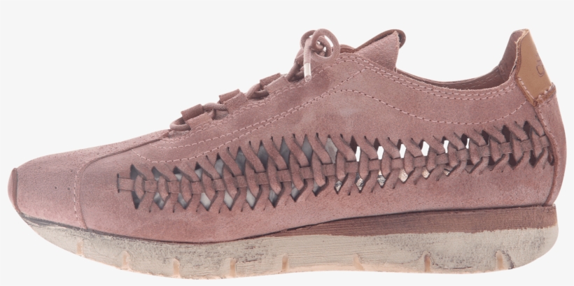 Womens Cut Out Sneaker Nebula In Salmon Inside View - Suede, transparent png