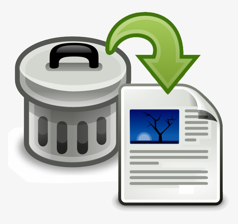 File - Rescuedfromtrashcan - Trash Can Clip Art, transparent png