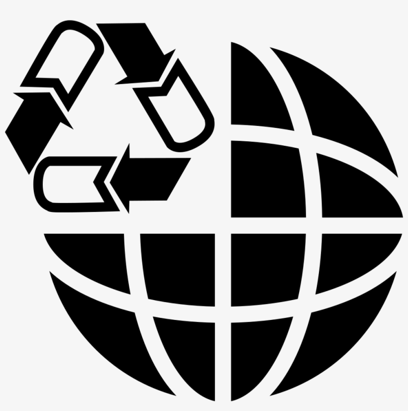 Earth Grid With Recycle Symbol Vector - Driven Business, transparent png