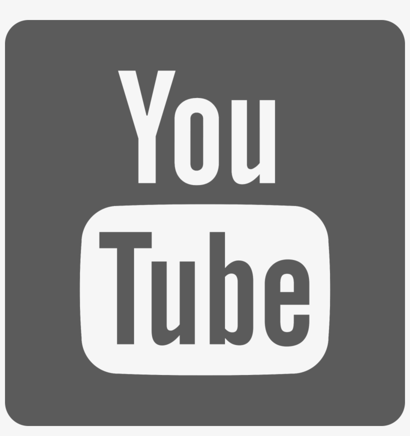 Social Media - Grey Logos Of Social Media, transparent png