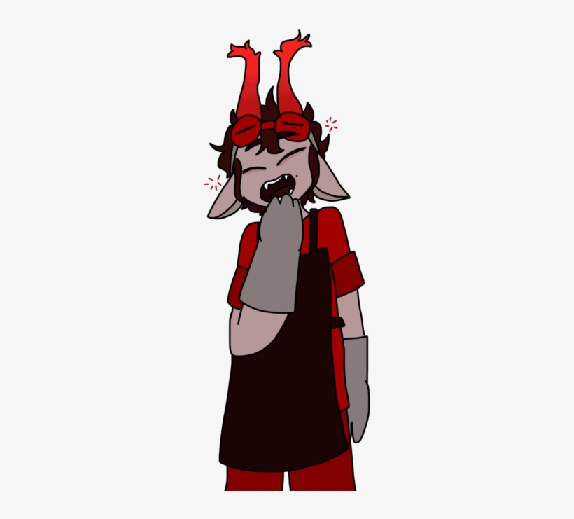 Sleepy After A Long Night Of Scrubbing - Cartoon, transparent png