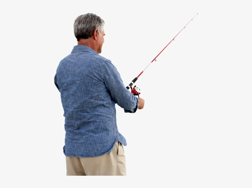 Man Fishing Png, transparent png