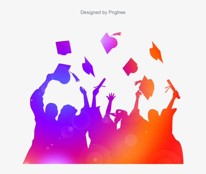Visit - Graduation Silhouette, transparent png