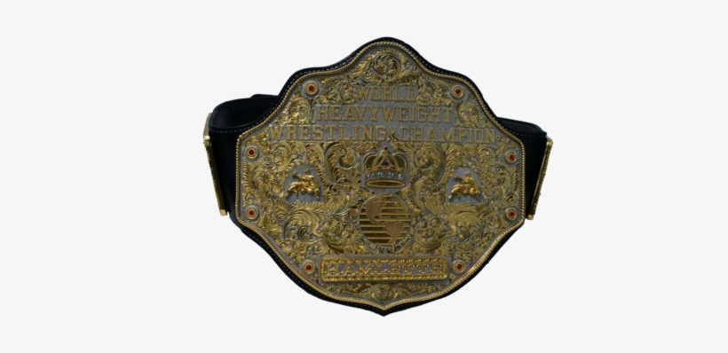 Custom Made Leather Wrestling Belt, Special Projects - Antique, transparent png