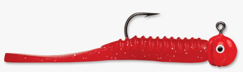 Fgrj Flap Tail Jig Red Lightning Effect Png - Vmc Fgrj150glrd Flap Tail Jig, 1/50 Oz, transparent png