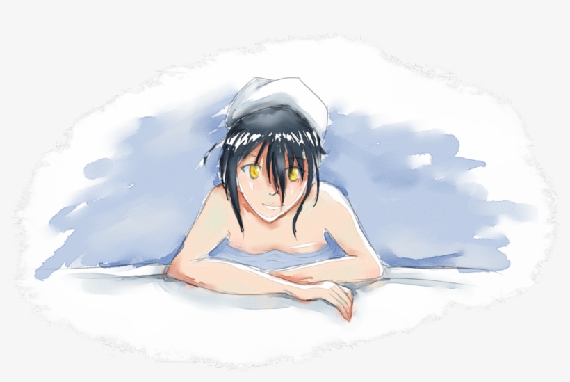 Bath Drawing Anime Graphic Stock - Drawing, transparent png