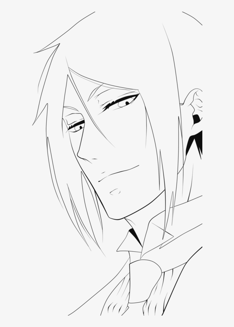 Clipart Freeuse Michaelis Lineart By Mattyg On Deviantart - Sebastian Michaelis, transparent png