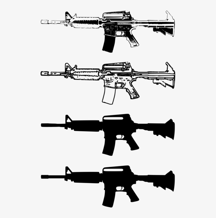 M4 Carbine Airsoft Guns M16 Rifle - Spring Airsoft M4, transparent png