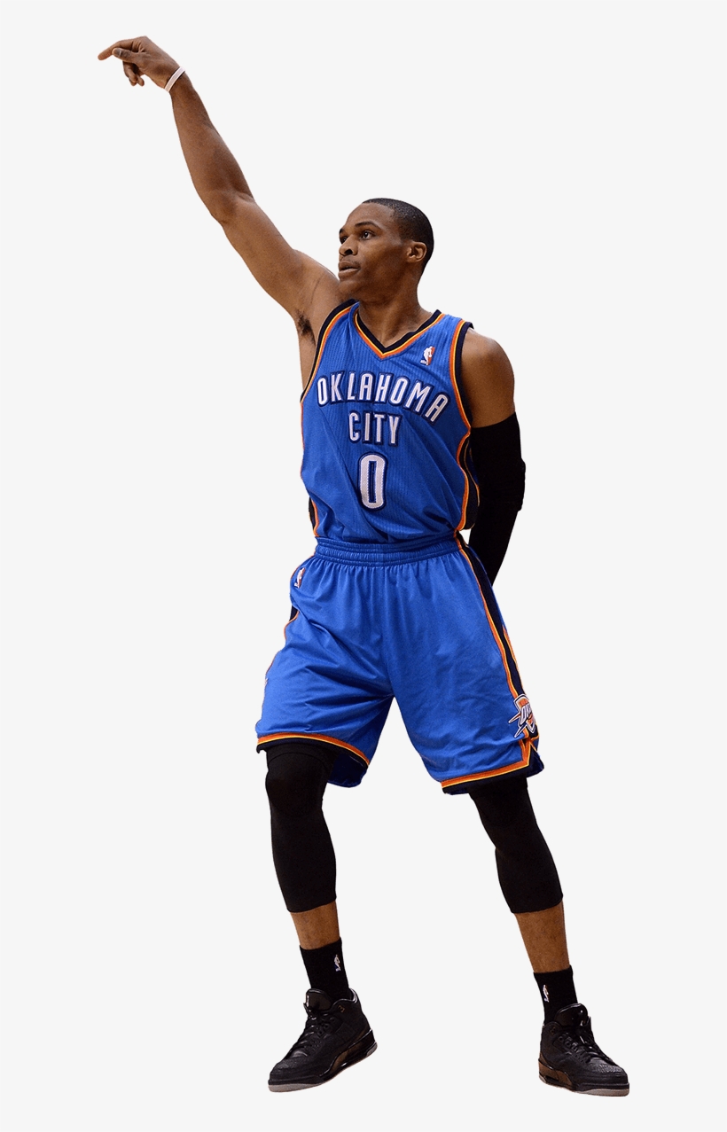 Russell Westbrook After Shot - Russell Westbrook Png 2016, transparent png