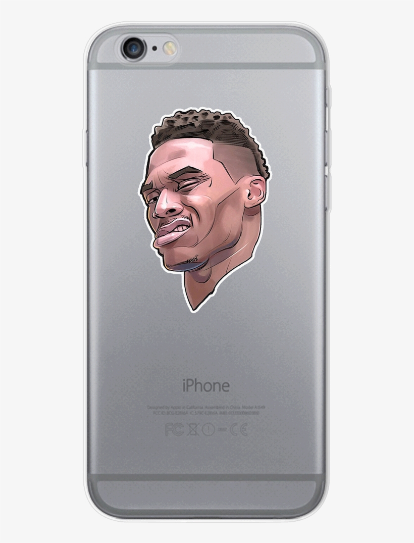 Russell Westbrook Meme Iphone Case - Sinjipouch B3 Stick-on Wallet Making Your Smart Phone, transparent png