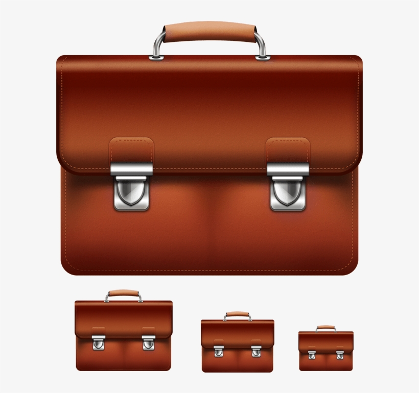 Preview Of The Briefcase Icons - Leather Briefcase Icon, transparent png
