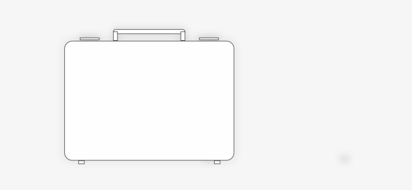 Small - White Briefcase Icon Png, transparent png