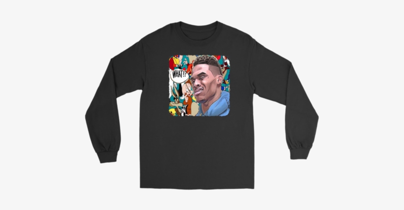 Russell Westbrook "what - Customized Pillowcase Hipsterone Looney Tunes Characters, transparent png