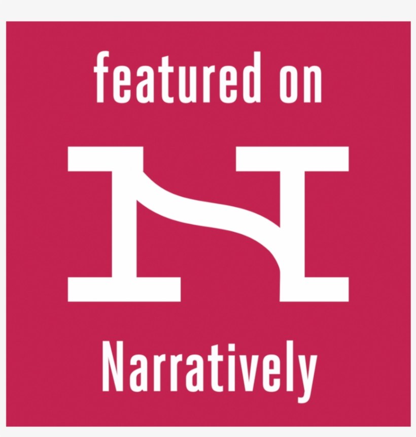 Featured On Narratively White Text Border - Portable Network Graphics, transparent png