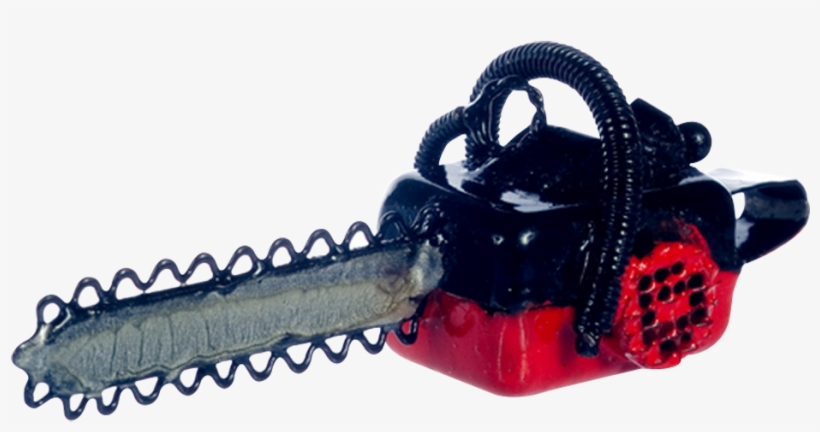 1 Inch Scale Dollhouse Miniature Chainsaw - Dollhouse Miniature Chainsaw, transparent png