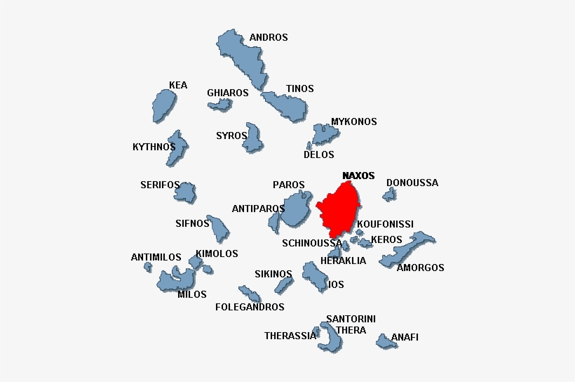 Naxos Map - Naxos On A Map, transparent png