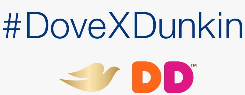 #dovexdunkin Logo, transparent png