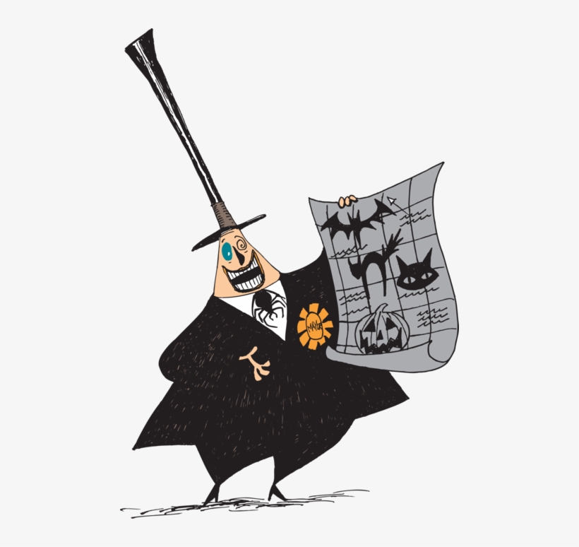 Image Freeuse Drawing Christmas Nightmare Before - Nightmare Before Christmas Sticker Book, transparent png
