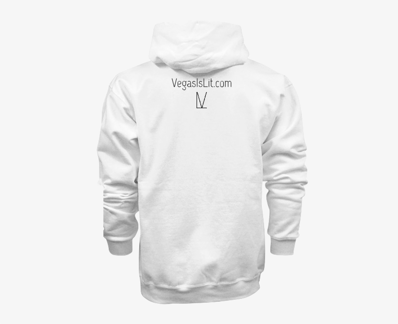 Hoodie White Back - Hoodie, transparent png