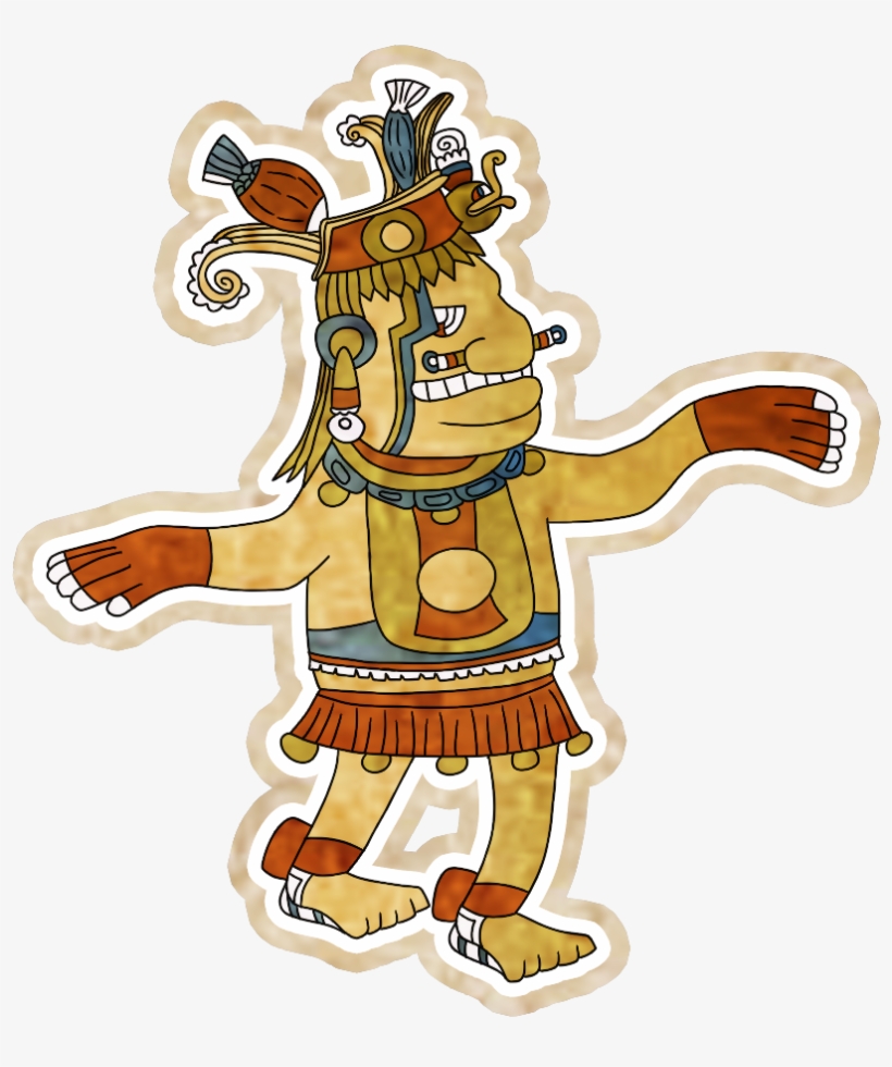 Aztec God Png Clip Art Free Download - Centeotl Aztec God, transparent png