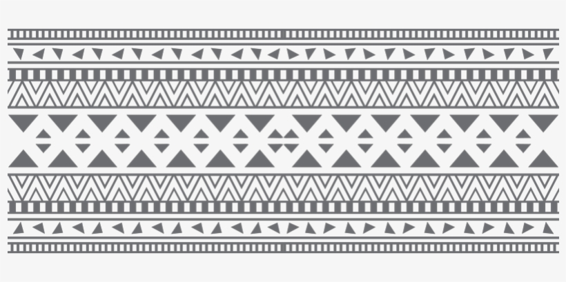 Image Freeuse Mexican Pattern Png Grey And White Library - Transparent Tribal Print Png, transparent png