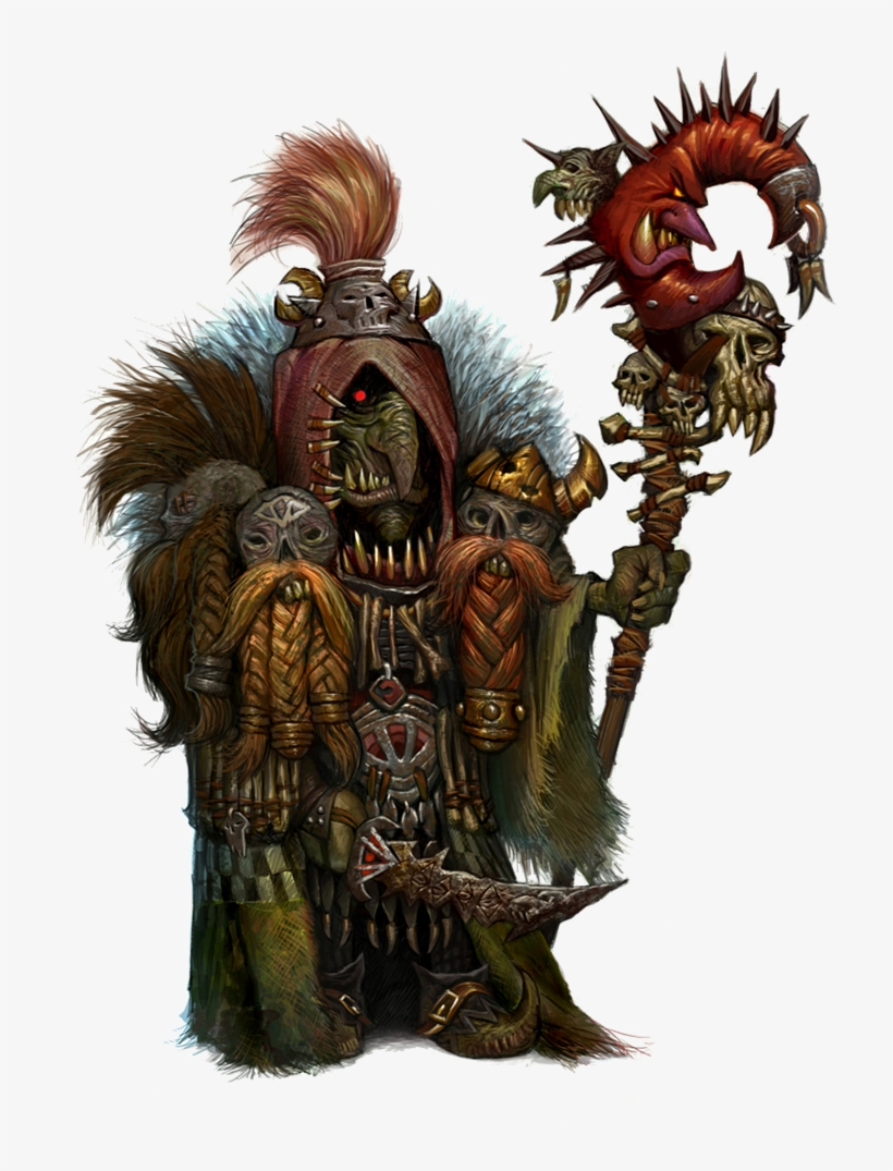 Views - Goblin Shaman Warhammer, transparent png