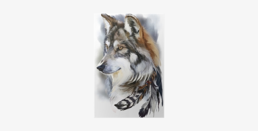 Lobo Tattoo Design, transparent png