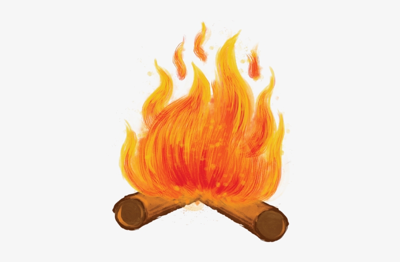 Royalty Free Download Full Color Camp Pablo Palacios - Fire, transparent png