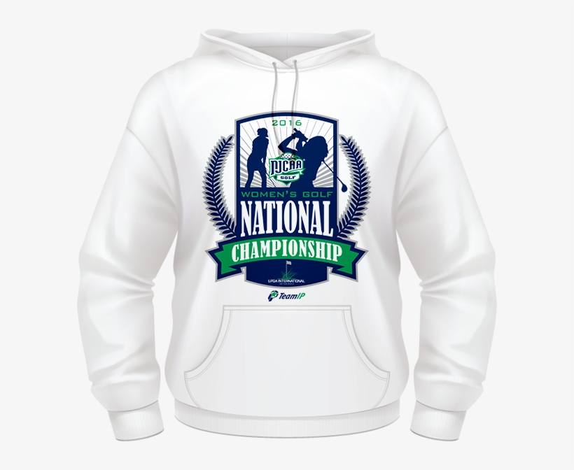 2016 Njcaa Women's Golf National Championship White - Hoodie, transparent png