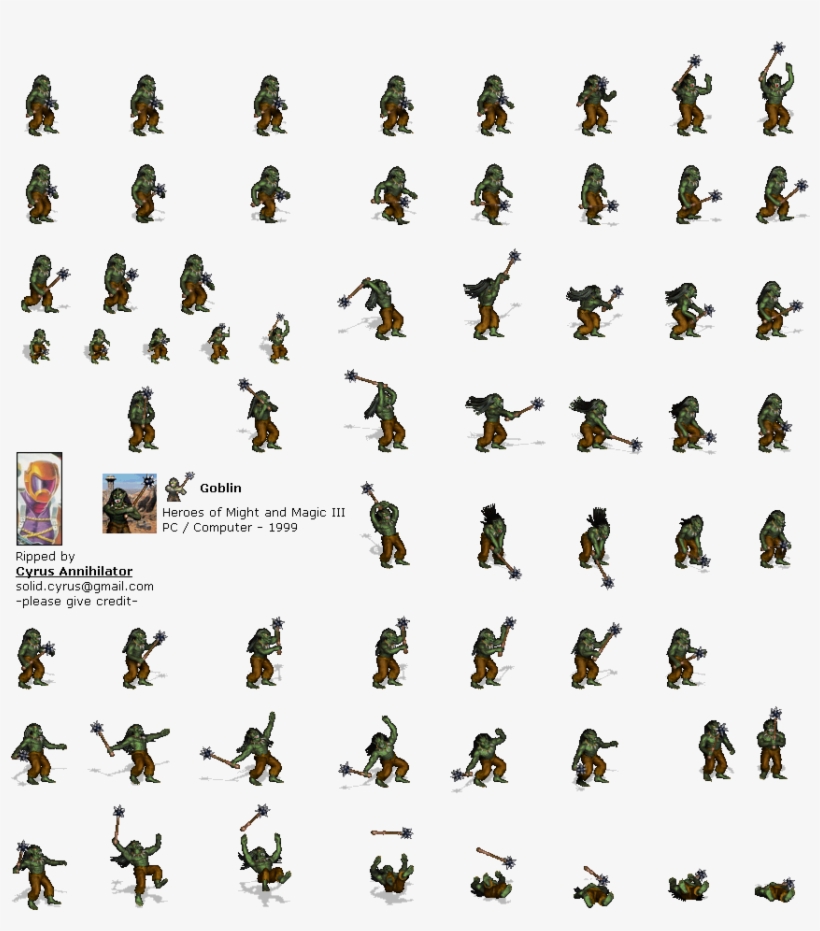 Click To View Full Size - Heroes Of Might And Magic 3 Goblin, transparent png