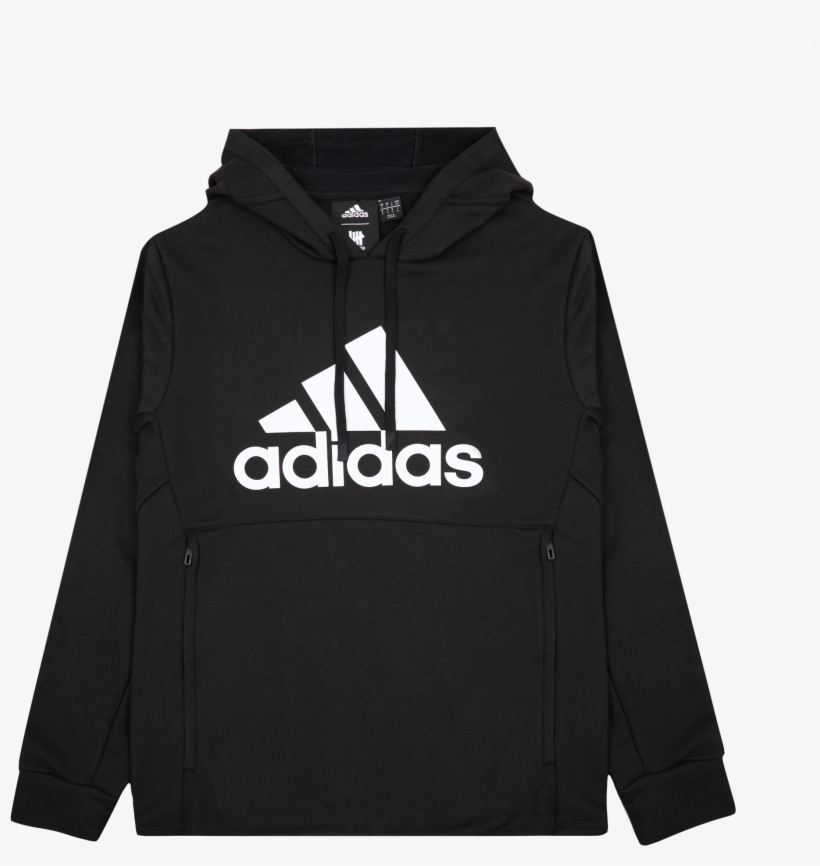 Tec Hoodie X Undftd Black / White - Adidas Dm3674, transparent png