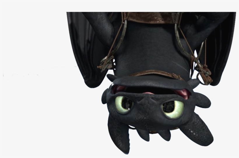 "how To Train Your Dragon" - Toothless Dragon Upside Down, transparent png