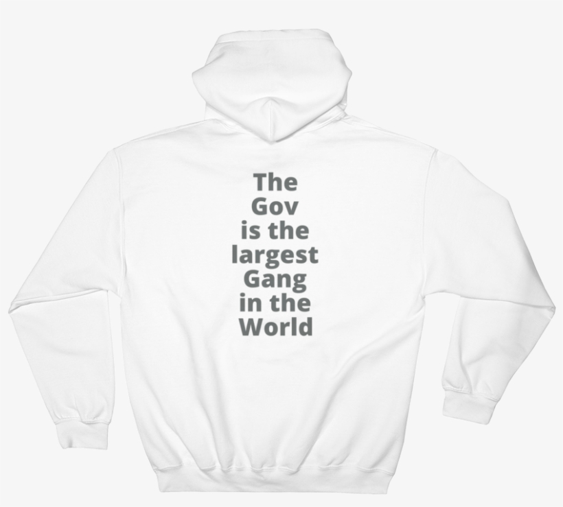 Image Of The Gov White Hoodie - Hoodie, transparent png