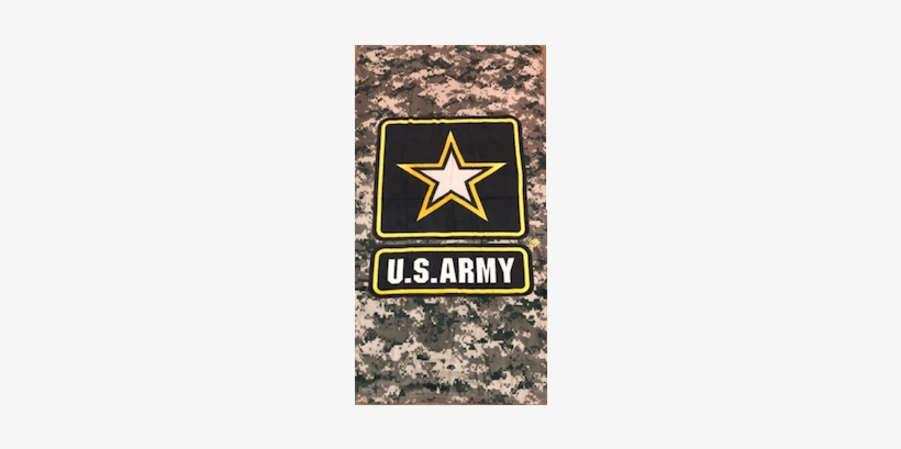 Army Star Camo Velour Towel - Us Army, transparent png