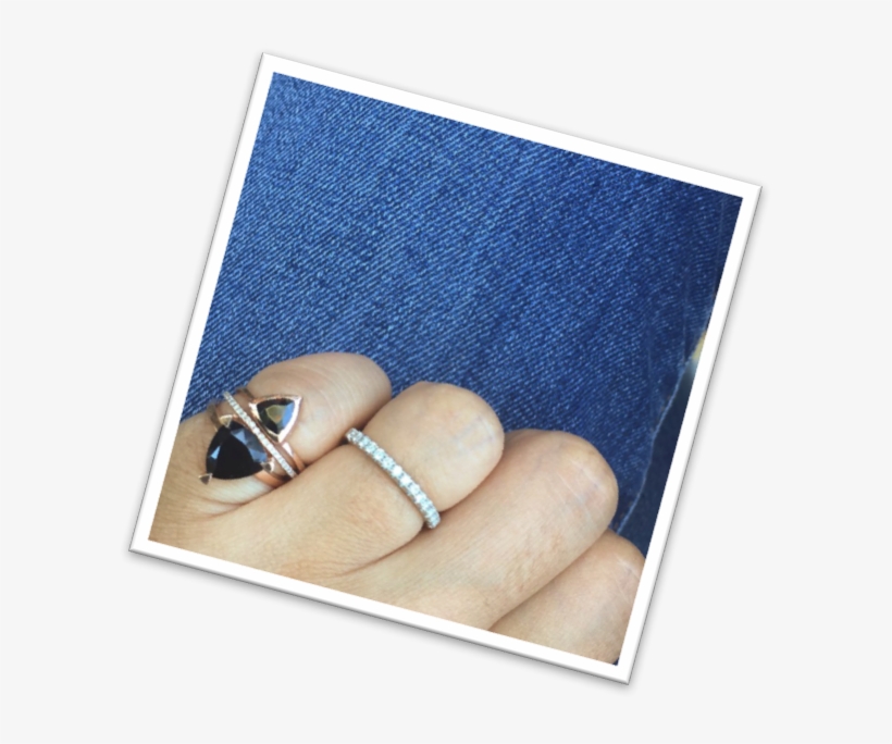 The Mini Black Spinel Self Love Pinky Ring Is Live - Ring, transparent png