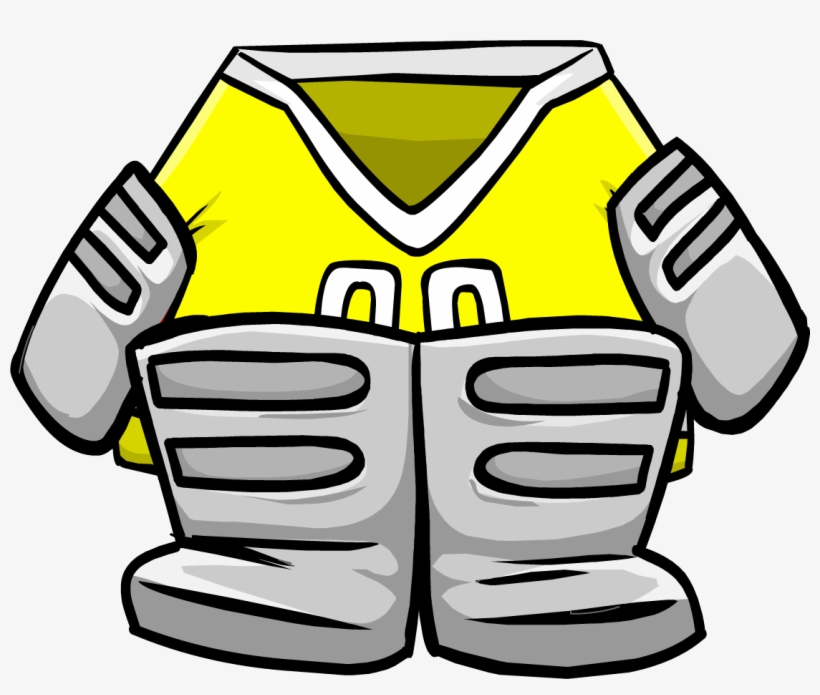 Yellow Goalie Gear Icon, transparent png