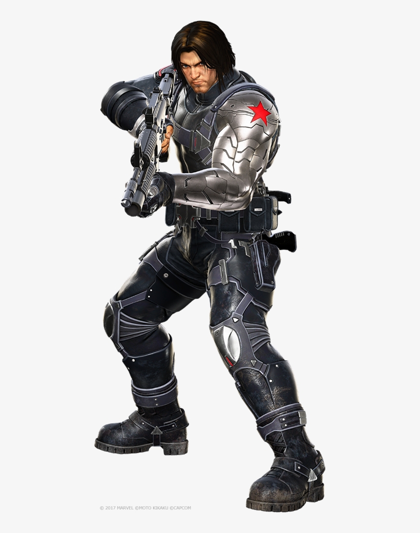 James Buchanan Barnes From Marvel Vs - Winter Soldier Marvel Vs Capcom, transparent png