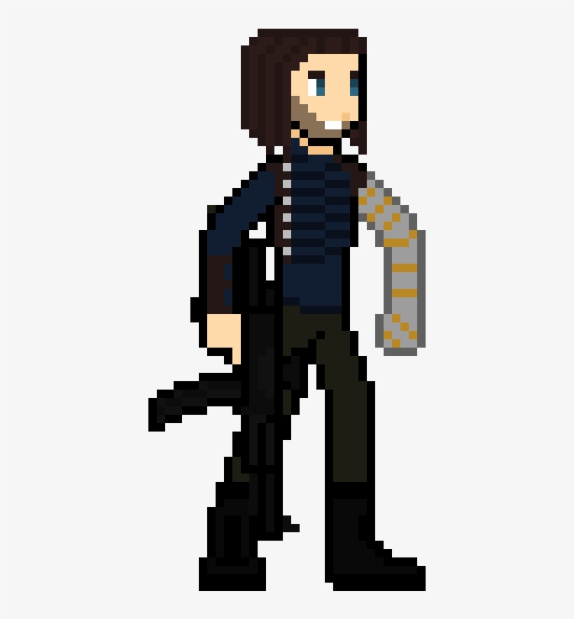 Bucky Barnes - Cartoon, transparent png