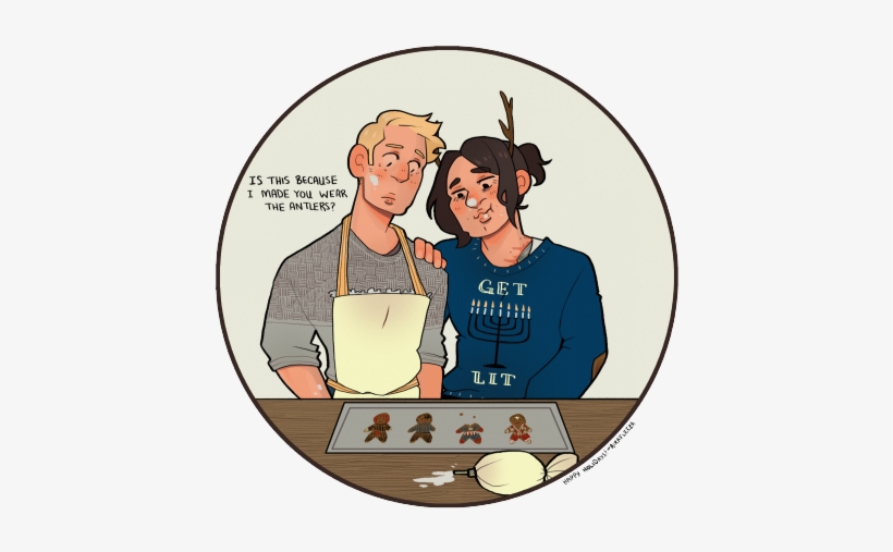 Happy Holidays Everyone - Bucky Barnes Tumblr Art, transparent png