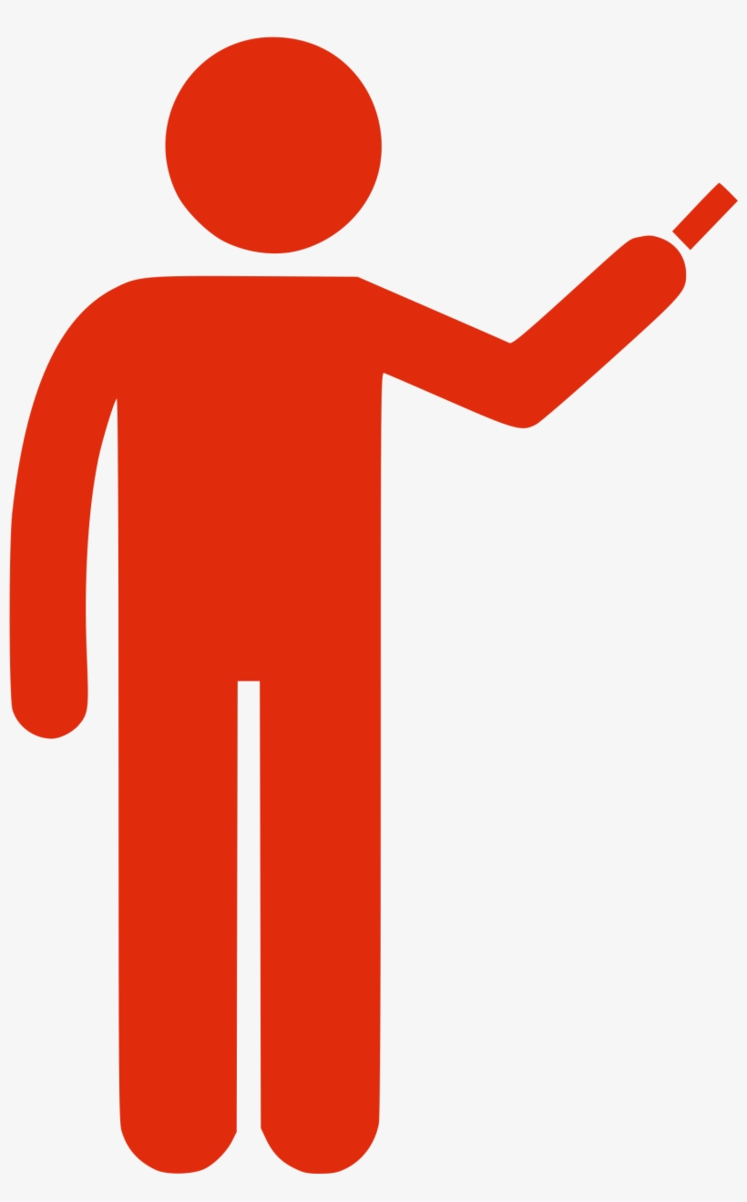 This Free Icons Png Design Of Silhouette Teacher, transparent png