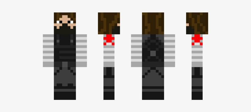 Minecraft Skin Buckybarnes - Minecraft, transparent png