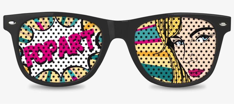 Pop Art Glasses Png, transparent png