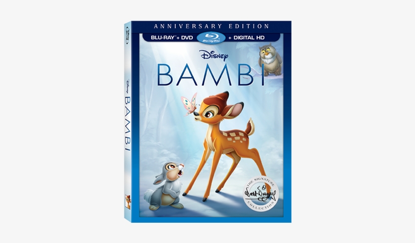 Bluray Dvd Digital Hd - Bambi: The Walt Disney Signature Collection, transparent png