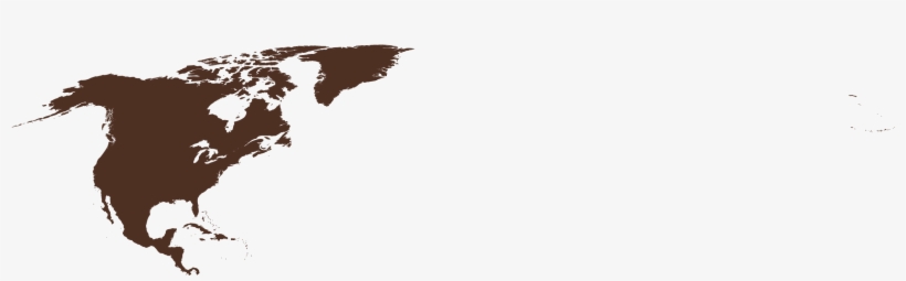 North-america - Silhouette North America Continent, transparent png